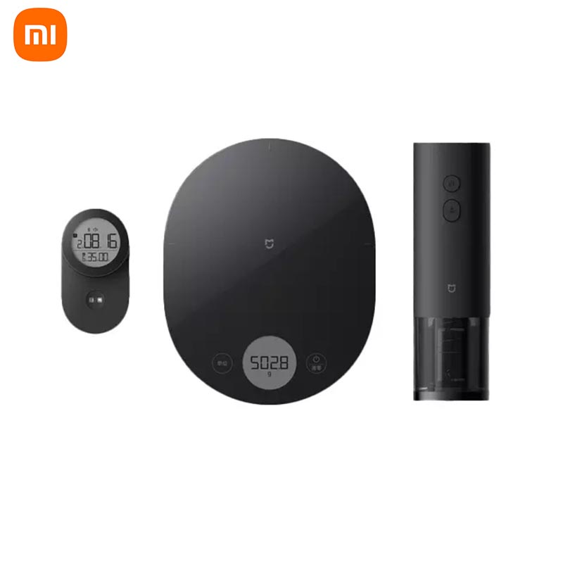 Xiaomi Mijia 3in1 Set Alat Dapur Elektronik Kitchen Scale Smart Timer Work With Mihome App Electric Wine Opener Hadiah Terbaik