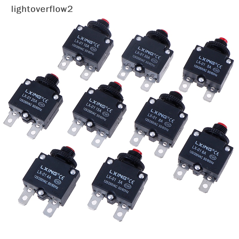 [lightoverflow2] Pemutus Arus Overload Protector Switch Fuse 3A 4A 5A 6A 8A 10A 15A 20A 30A [ID]