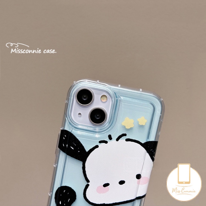 Casing Untuk Redmi Note10 11 8 11s 9 10 Pro Max 10s Redmi 12C 9 10C 10A A1 9T 10 9A 9C NFC POCO F4 Kartun Lucu Pochacco Melody Couple Airbag Shockproof Transparan Soft Case