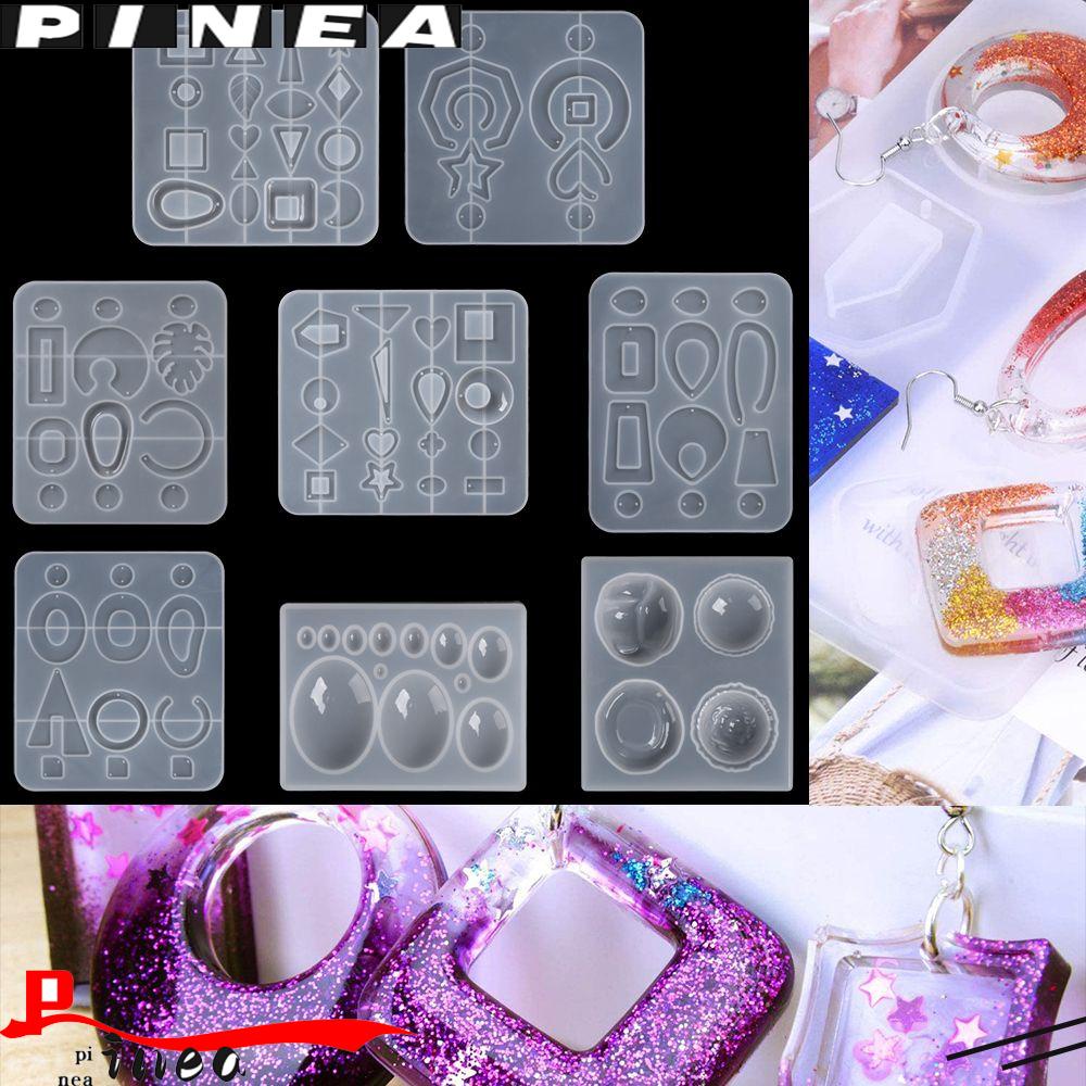 Cetakan Anting Nanas DIY Craft Handmade Membuat Perhiasan Kristal Epoxy Silikon Tidak Teratur Anting Liontin Dekorasi