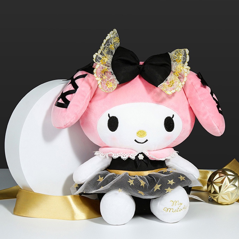 Boneka Kartun Baru Hello Kitty Kuromi Plush Isi Mainan Mewah Lembut Lempar Bantal Hadiah Ulang Tahun Hadiah Hari Valentine