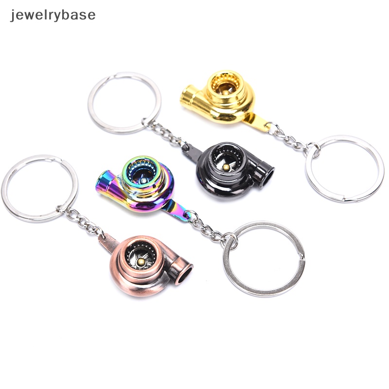 [jewelrybase] Fashion Portable Mini Spinning Turbo Turbine Keyring Gantungan Kunci Aksesoris Hadiah Butik