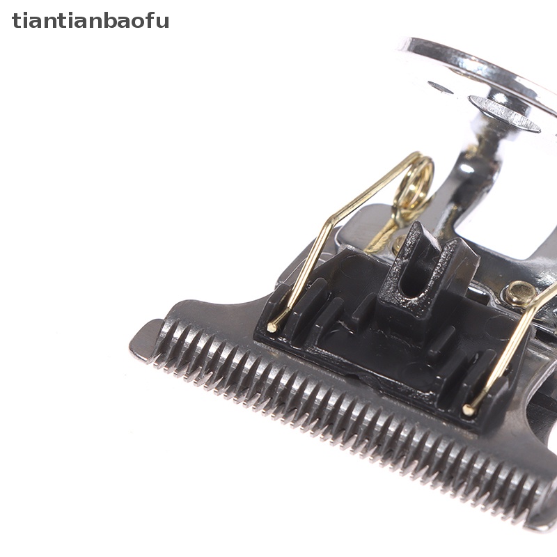 [tiantianbaofu] Pisau Cukur Rambut Bentuk T Dengan Stand T9 Blade Trimmer Pengganti Clipper Head Butik