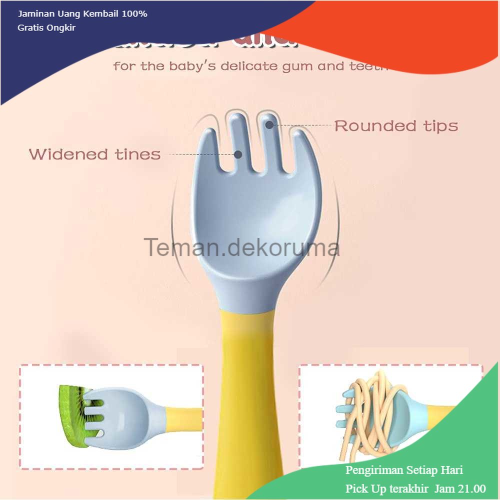 TD - ART LOPE Sendok Garpu Bayi Soft Flexible Spoon and Fork - LP712