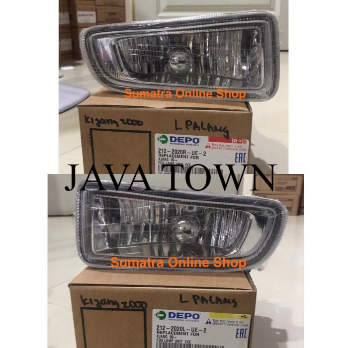 Diskon Fog lamp lampu kabut lampu palang kijang kapsul 2000 kanan kiri depo BYO295