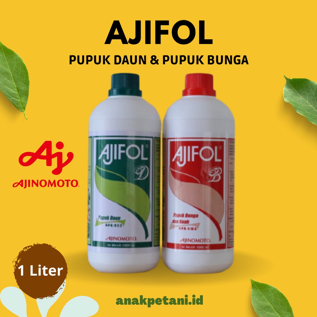 AJIFOL D DAN B isi 1Liter-AJINOMOTO-PUPUK NPK CAIR DAUN BUNGA BUAH