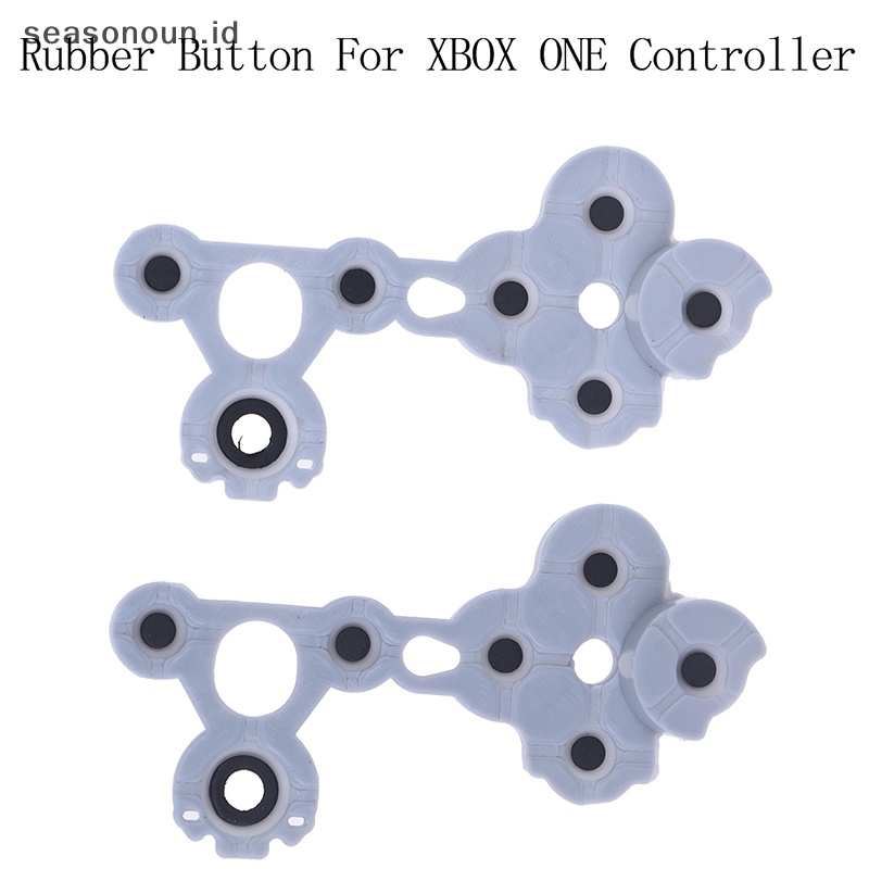 Seasonoun 2Pcs Tombol Karet Konduktif Silicon conductive rubber Untuk controller Xbox One.