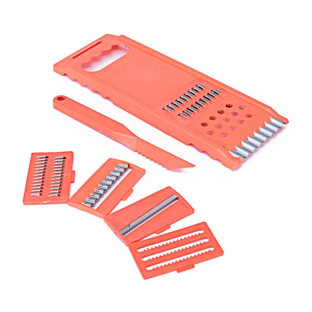 Sayur Buah Dicer Alat Pengiris Bawang Kentang Set Parutan Keju Multi Pisau Genggam Gadget Adjustable Multifungsi