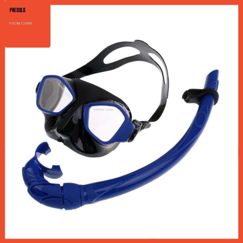 [Predolo] Scuba Diving Renang Snorkeling Goggles Kacamata &amp; Snorkel