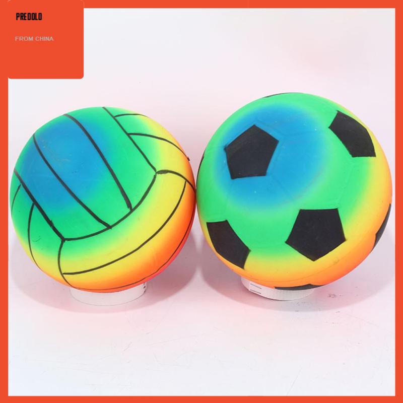 [Predolo] Bola Training Olahraga Anak Rainbow Indoor Outdoor Balita Bola Mainan Rekreasi