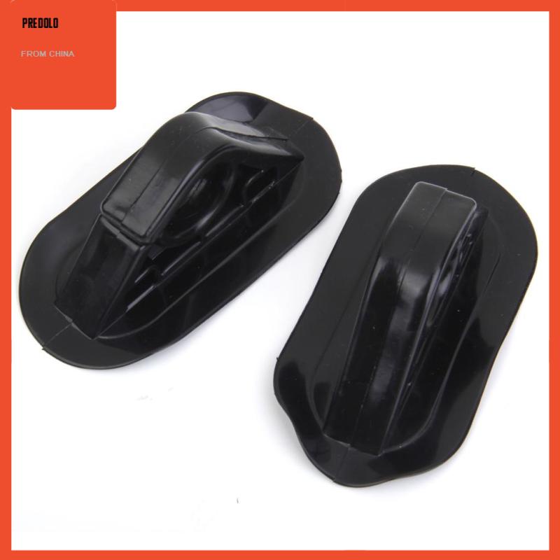 [Predolo] 2x Hitam Oar Paddle Holder Hook Gesper F Perahu Kayak Karet Perahu Perahu Aksesori