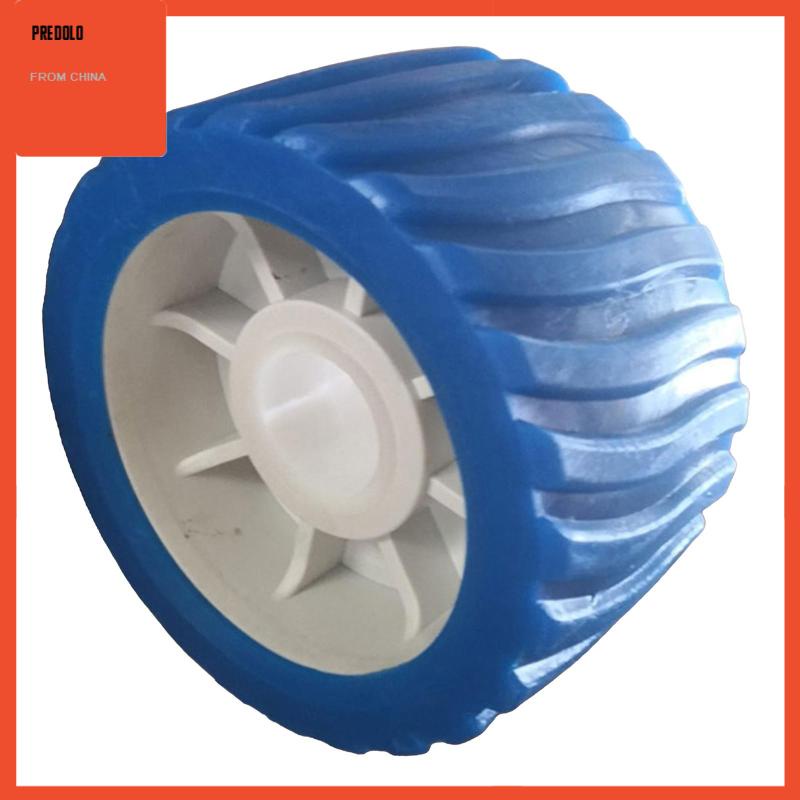 [Predolo] Heavy-duty Trailer Roller Marine Boat Ribbed Wobble Roller Hardware Baru