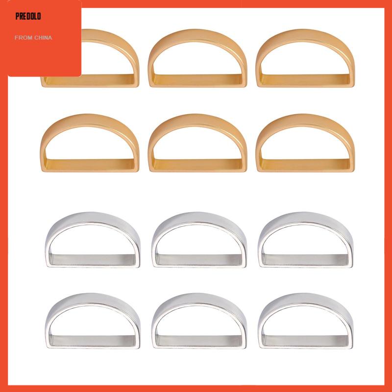 [Predolo] 6pcs Cincin Holder Serbet Hiasan Serviette Buckle Untuk Pesta Pernikahan Meja