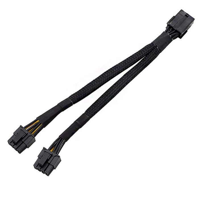 Kabel Power VGA 8 Pin to 2x6 / 8 Pin to 2x8 Power Vga Splitter Cabang