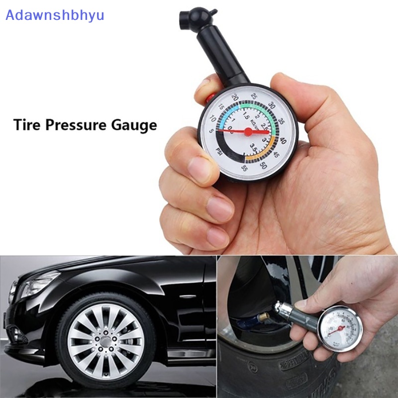 Adhyu Mobil Motor 0-50 psi Dial Wheel Tire Tyre Gauge Meter Pengukur Tekanan Tester ID