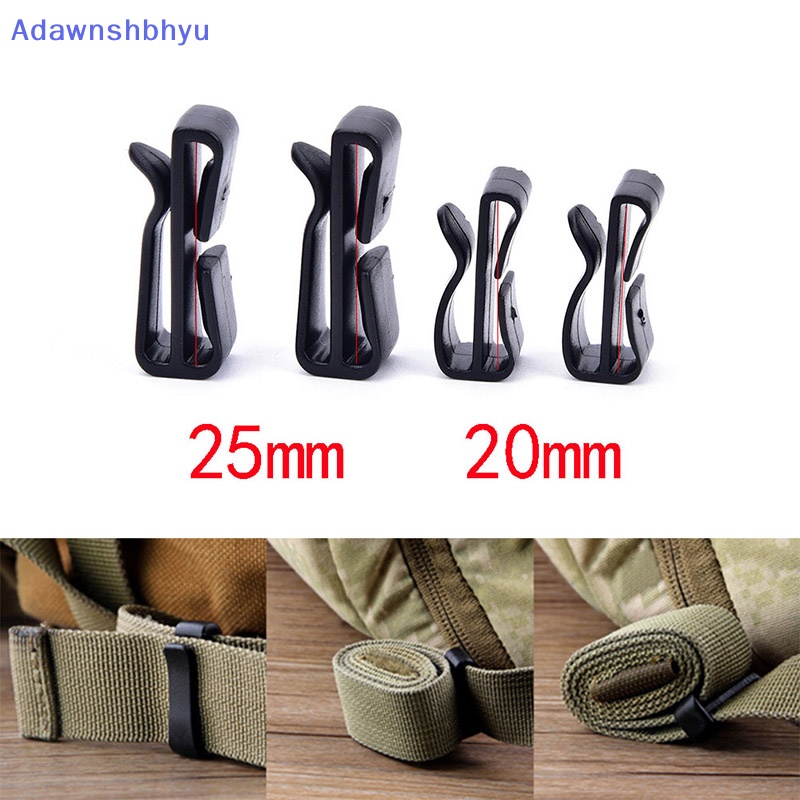 Adhyu 20/25MM molle Gesper Tali Sabuk end clip adjust keeper tactical Ransel camping ID