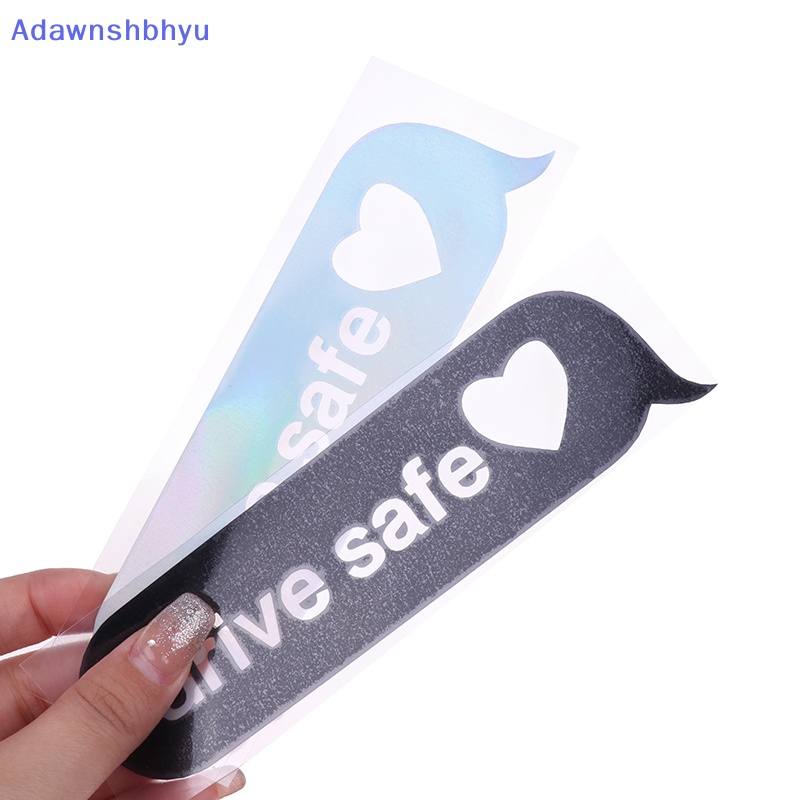 Adhyu 1Pc Drive Safe Tips Stiker Mobil Spion Hias Tahan Air Decals Untuk Car ID