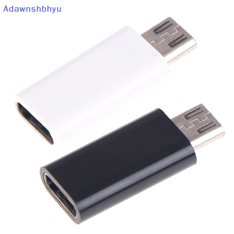 Adhyu Adaptor Female TYPE-C Ke Micro USB Male Connector Tipe C Adapter Converter ID