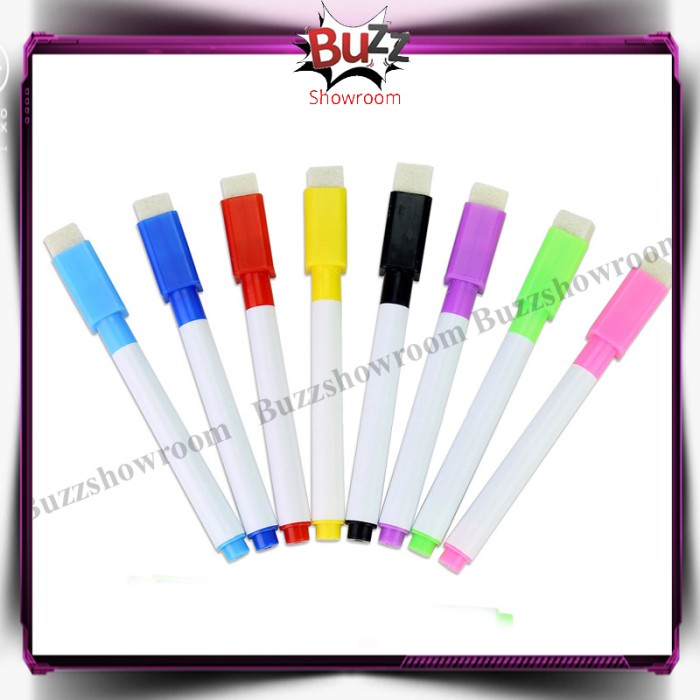 

NEW SALE PROMO !!! Spidol Bisa Dihapus Wipe and Clean Marker Anak Warna Warni