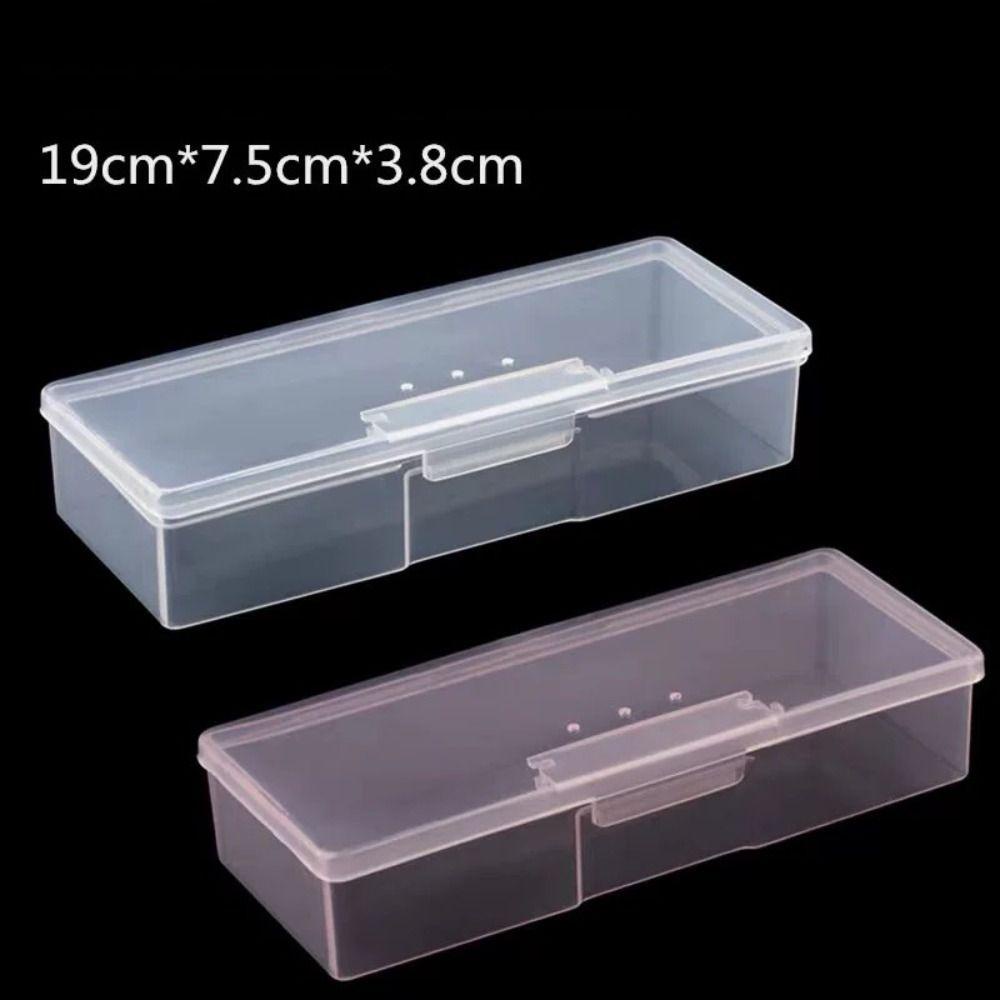 R-FLOWER Kotak Penyimpanan Nail Art New Wadah Kubus Kikir Kuas Kuku