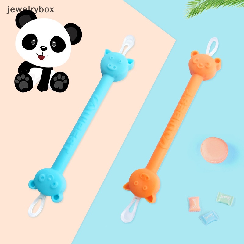 [jewelrybox] 1/2pcs Sendok Telinga Bayi Double-headed Ear Wax Pickers Cleaning Stick Lembut Sendok Telinga Bayi Ear Wax Curette Picker Pembersih Telinga Hidung Butik