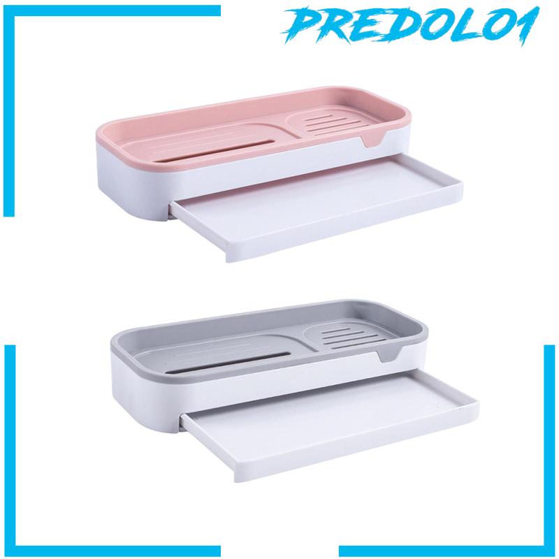 [Predolo1] Soap Holder Self Draining Tempat Sabun Tempel Dinding Untuk Kamar Mandi Shower Hotel