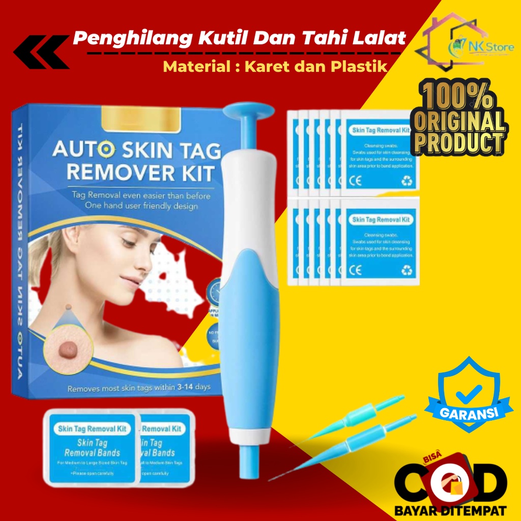 2in1 Wart Remover Removal Alat Penghilang Pembersih Kutil dan tahi lalat Leher Original Skin Tag Mole Removal Kit 2 in 1