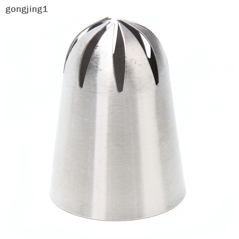 Ggg Ukuran Besar Bunga Mawar Cream Icing Piping Nozzle Stainless Steel Pastry Tips ID