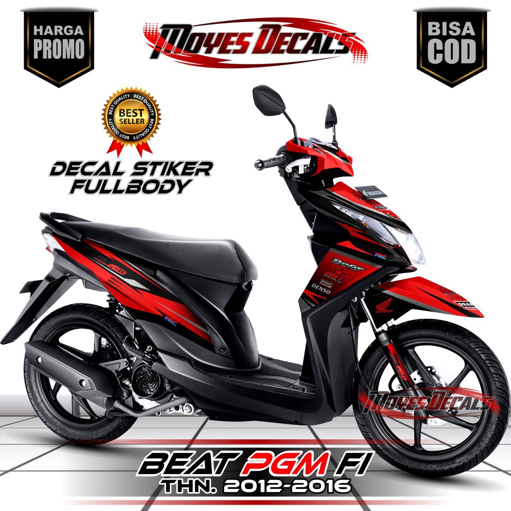 Decal Beat FI 2012 // Decal Motor Beat FI 2013 // Decal Honda Beat FI Lama 2014 // Decal Beat FI 201