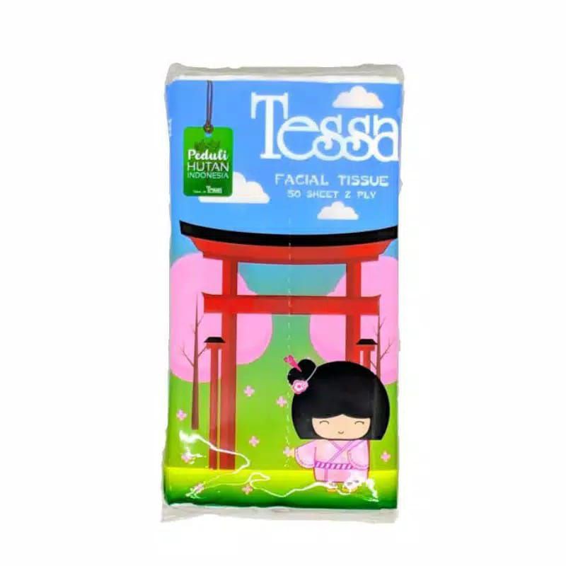 Tisu Wajah Tessa 50 lembar 2 Ply Travel Pack Tessa jp02