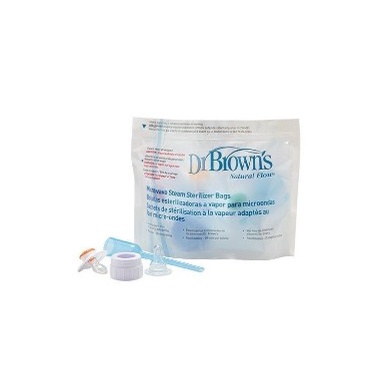 Dr.Brown's Microwave Steam Sterilizer Bag, 5-Pack (20 uses per Bag) / kantong steril