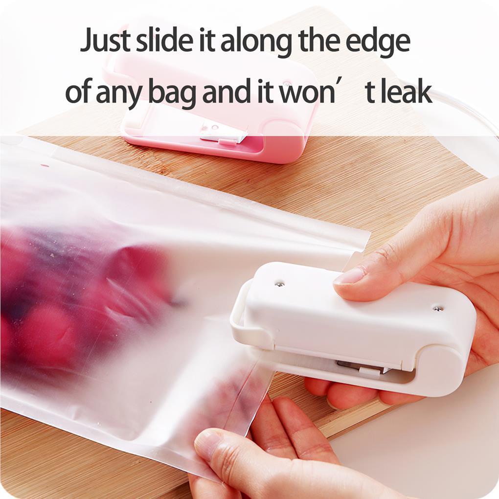 Mini Portable Heat Sealing Machine Waterproof Sealer Makanan Ringan Tahan Aus Mesin Pengemas Makanan Stapler Food Clip