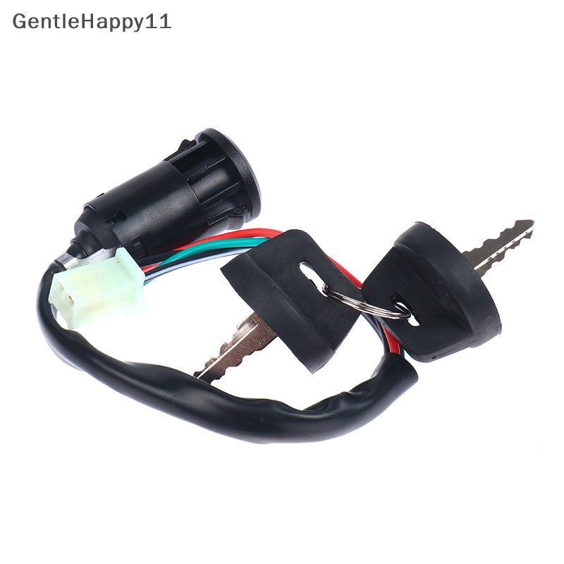 Gentlehappy Saklar Barel Pengapian Universal 4kabel Dengan 2kunci Untuk Motor Sepeda ATV id