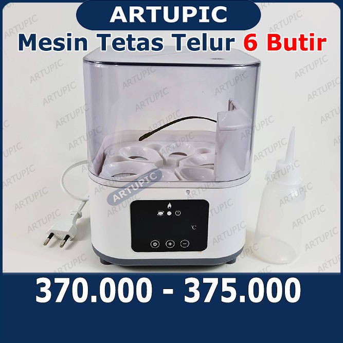 Mesin Tetas Telur Incubator 6 Butir Penetas Digital Egg Incubator