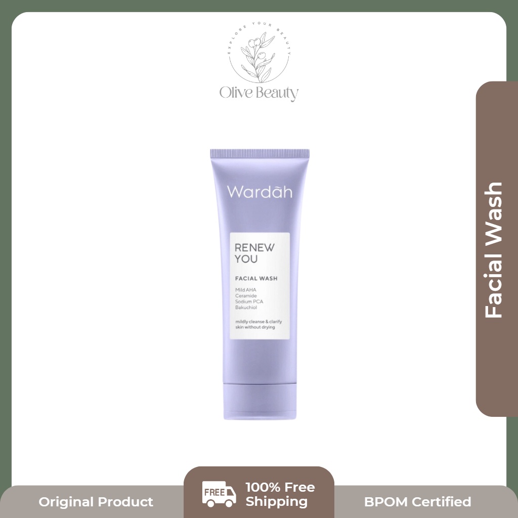 Wardah Renew You Facial Wash 100ml - Pembersih Wajah