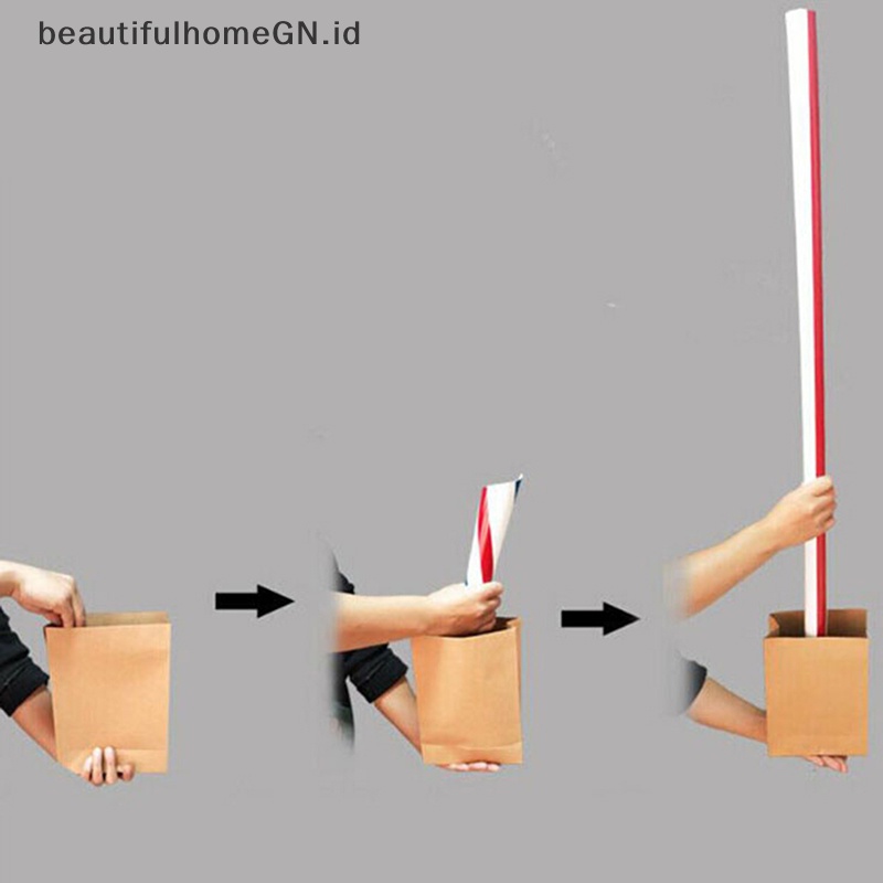 {Cantik} Timbul Sedotan Besar Dari Tas Kosong Tutup Panggung Magic Props Mainan~