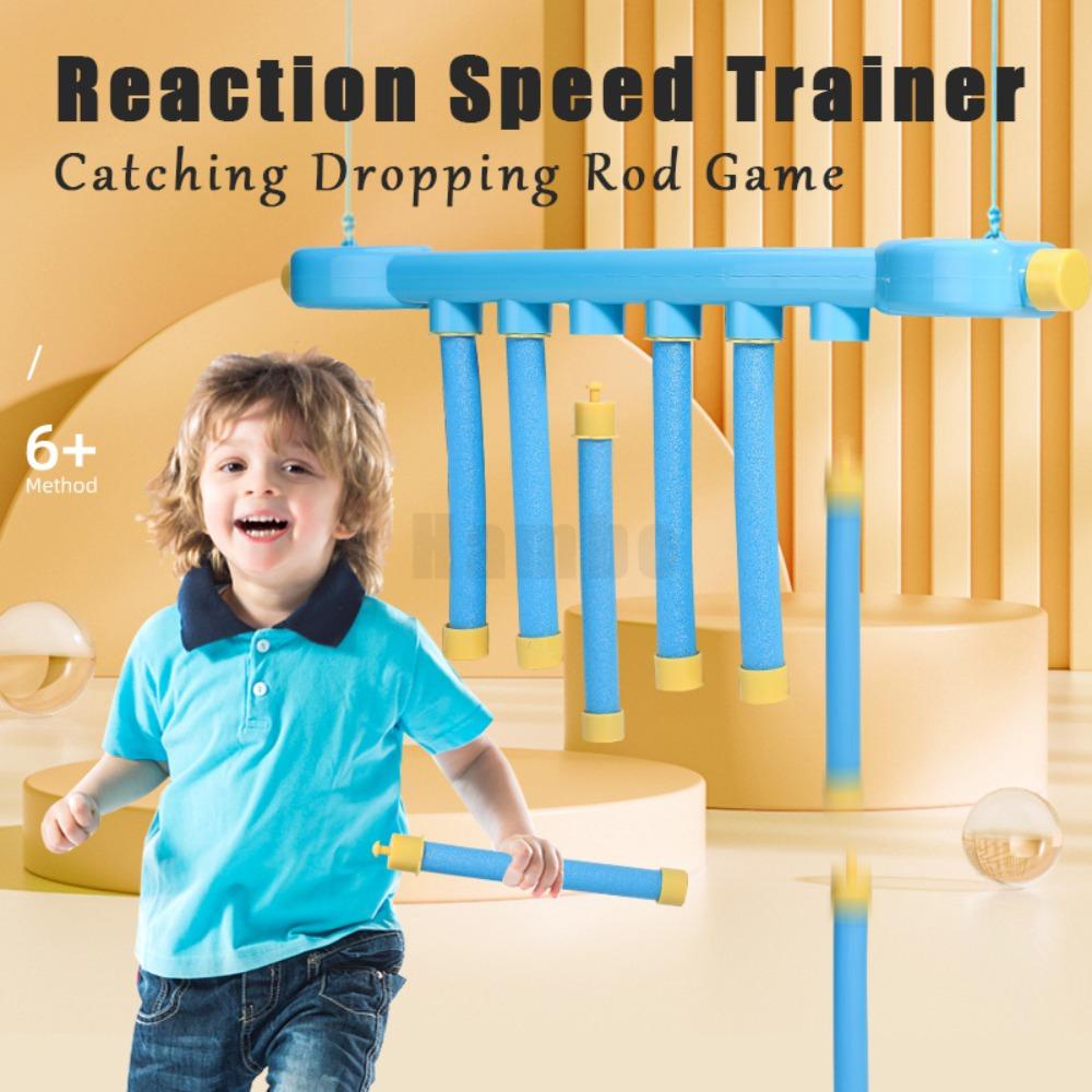 Needway  Reaction Sticks Game Creative Party Game Catch Sticks Game Challenge Game Quick Catch Stick Games Peralatan Latihan Tongkat Jatuh Mainan