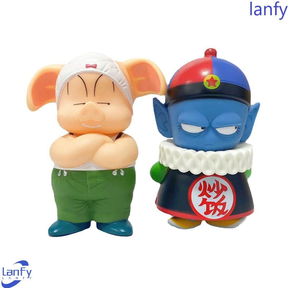 Lanfy Dragon Ball Z Figure Childrens Dekorasi Desktop Daimao Sr. Popo Koleksi Uron Oolong 15-16cm Son Goku Action Figure