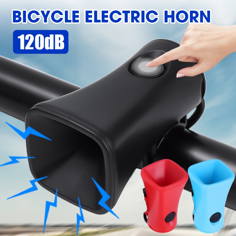 120db Sepeda Tanduk Elektrik Tahan Air Shockproof Sepeda Gunung Scooter Stang Mount Speaker Bell Safety Alarm Aksesoris Sepeda