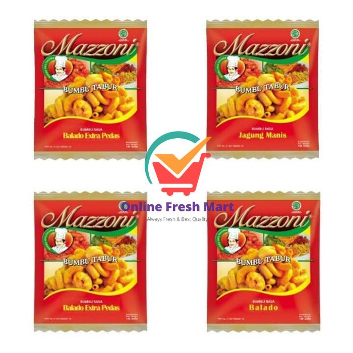 

Bumbu tabur mazzoni 100gr