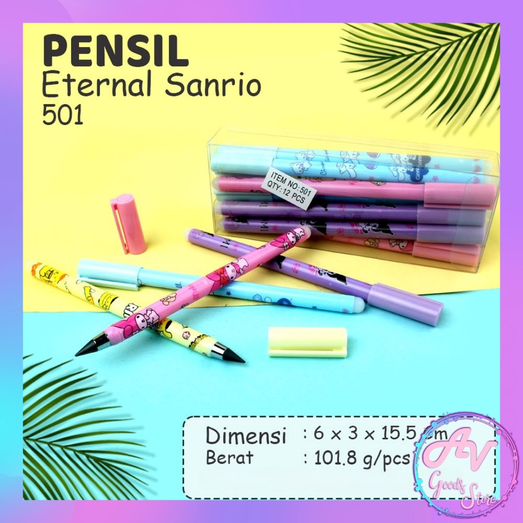 

1Pcs Pensil Eternal Karakter / 1buah Pensil Abadi Tidak Bisa Habis Tanpa Raut / Pensil Ajaib / Eternal Pencil