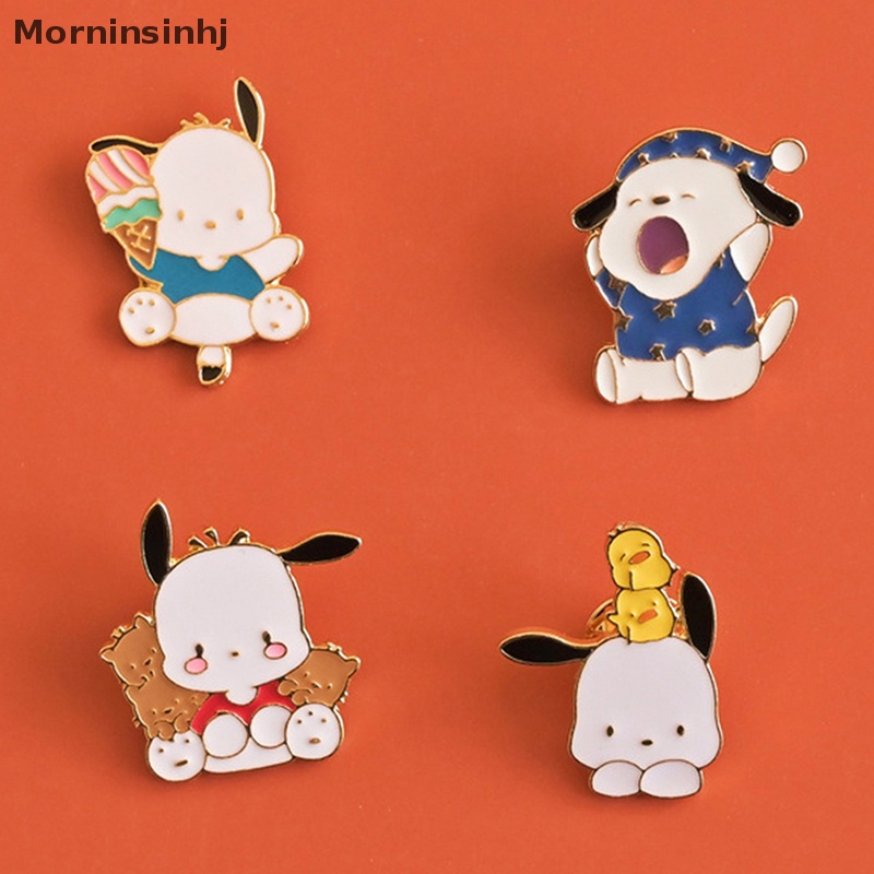 Mornin Lucu Baru Pachacco Bros Jepang Lucu Kartun Paduan Bros Gadis Jantung Siswa Lencana Serbaguna Pakaian Tas Aksesoris id