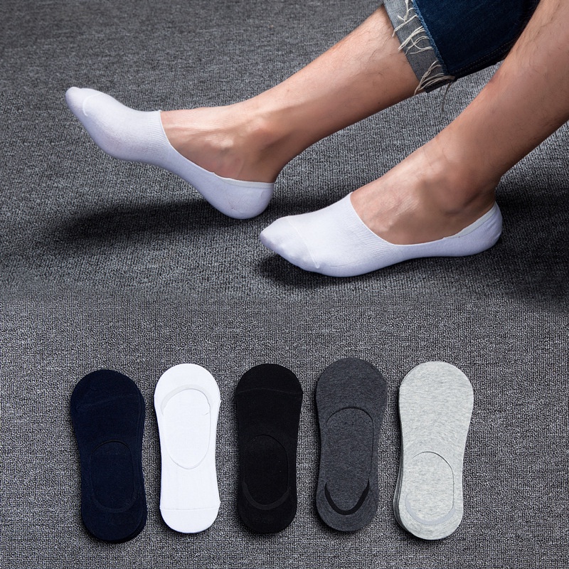 SS Kaos Kaki Flatshoes 6704 Hidden Socks Motif Polos Kaos Kaki Pendek Tidak Terlihat Invisible Pria Wanita Murah Import