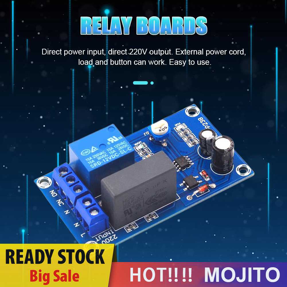 Modul Relay 220V Input Output Switch Relay Module Untuk Lampu Tangga Koridor