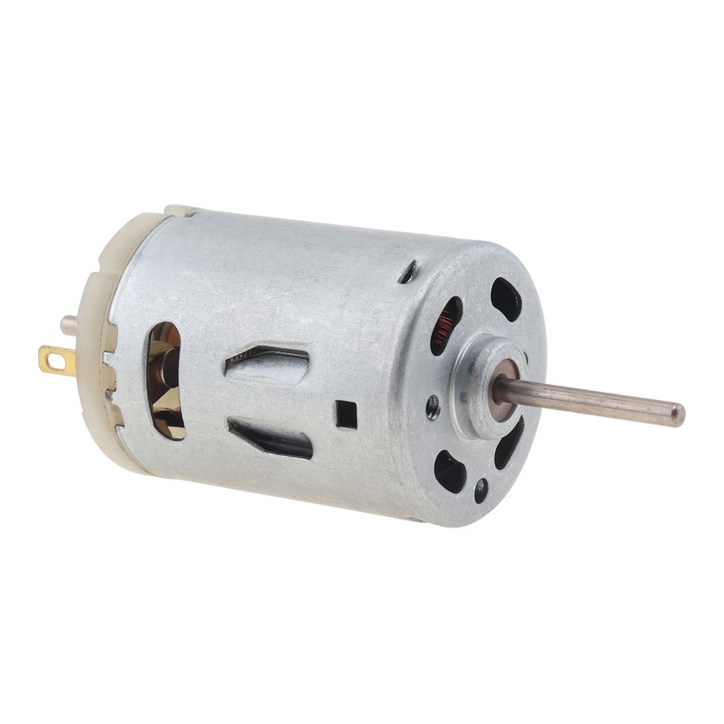 R380 Motor DC 12V 9000RPM Biaxial Output Motor Mikro Untuk Mainan DIY Peralatan Kecil