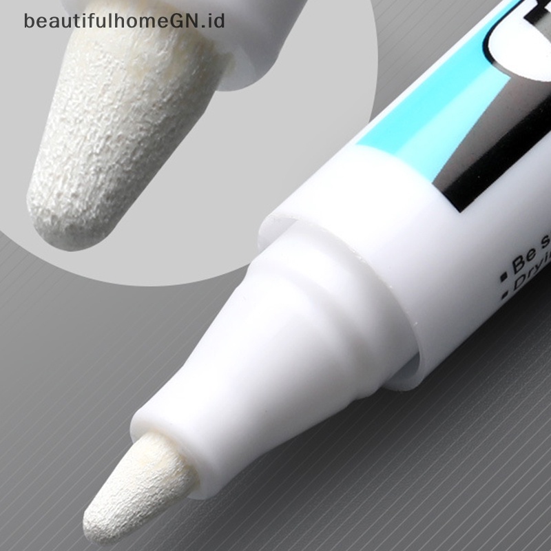 {Cantik} 0.7 /1.0 /2.5mm Waterproof White Marker Pen Cat Tapak Pulpen Paing Ban Mobil~