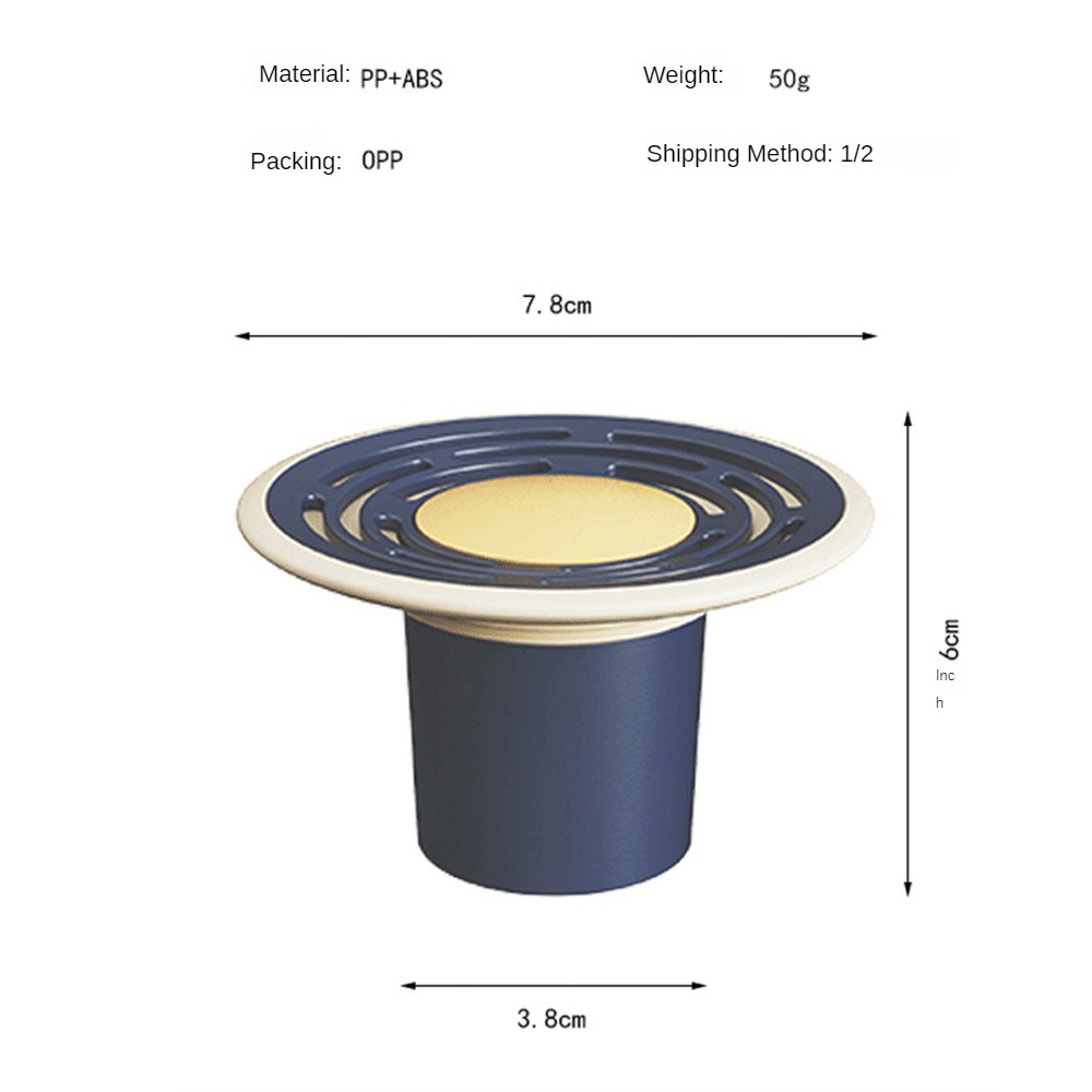 Artipenghilang Bau Lantai Pembuangan Air Toilet Pembuangan Serangga Pedal Tekan Sealing Plug Shower Drain Stopper Kamar Mandi Lantai Pembuangan Anti-bau Artefak