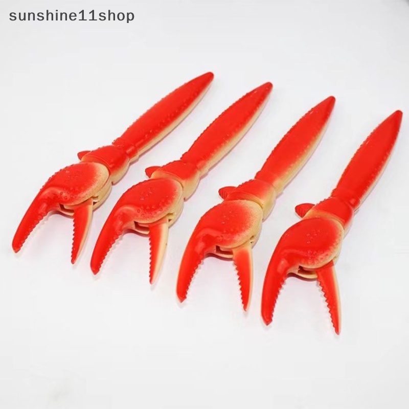 Sho 1PCS Fun Lobster Paw Ballpoint Pen Kepribadian Kepiting Klip Tang Pulpen Lucu Kreatif Alat Tulis Korea Perlengkapan Kantor Sekolah N