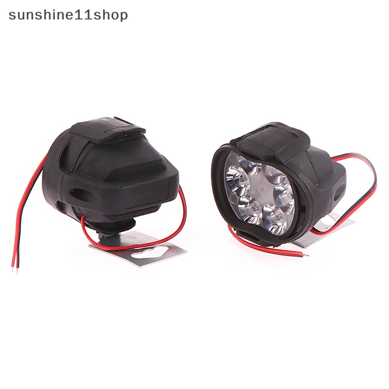 Sho Putih Super Terang 6led Working Front Light 1200LM Skuter Lampu Kabut Motor 1/2PCS Lampu Sorot Mobil Motor N