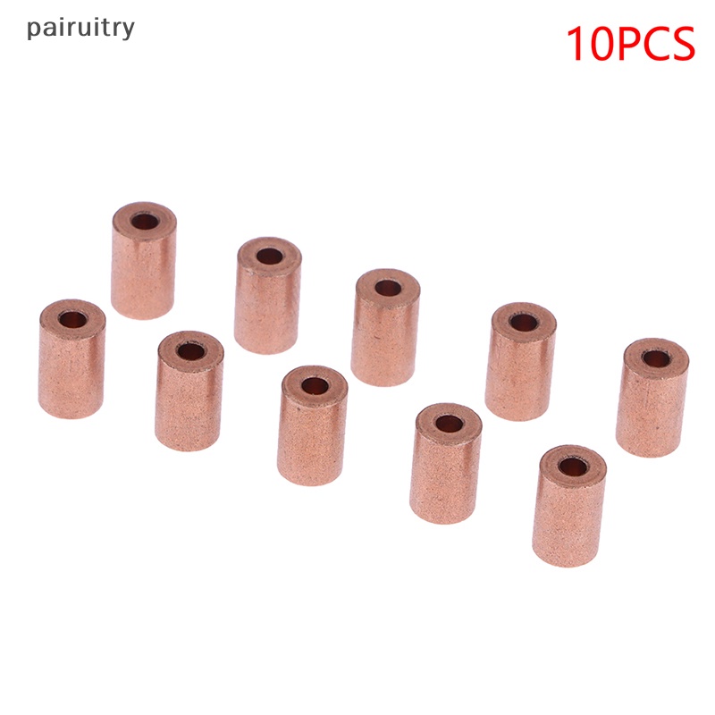 Prt 10pcs oil bearing Copper sleeve Copper base Bantalan Kecil Bagian Metalurgi PRT